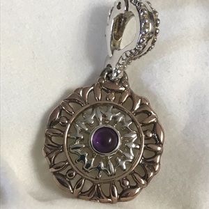 Carolyn pollack sterling reversible enhancer or charm